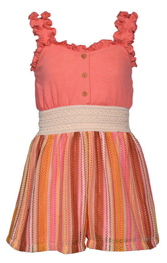 Sun-Kissed Style: 5 Ways to Style the Peach Crochet Romper for Special Moments