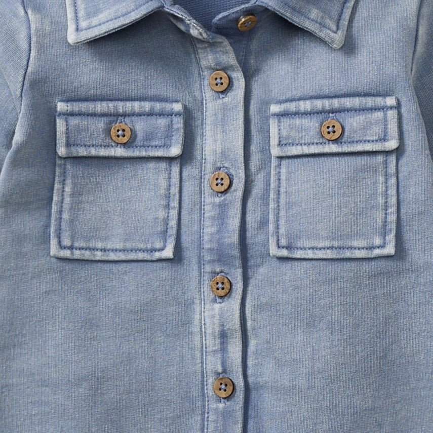 Acid Wash Jumpsuit