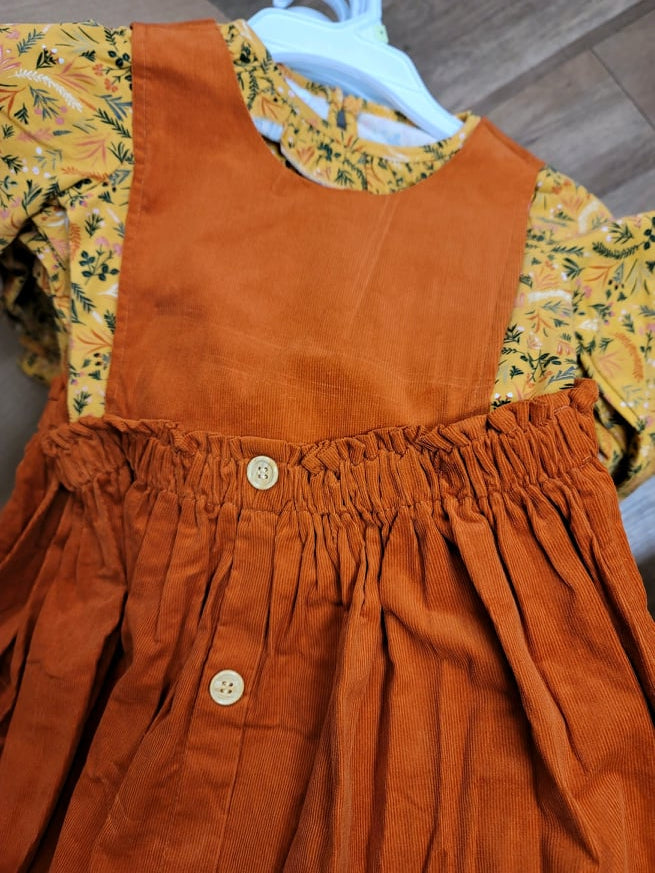Rust Floral 2 Piece Set