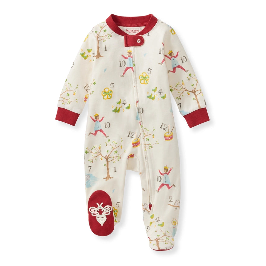 12 Days of Christmas PJ Onesie