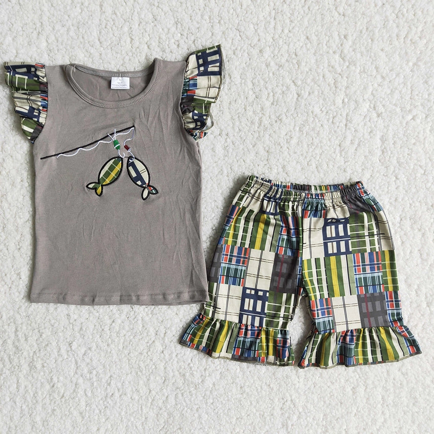 2 Fishes Applique Set
