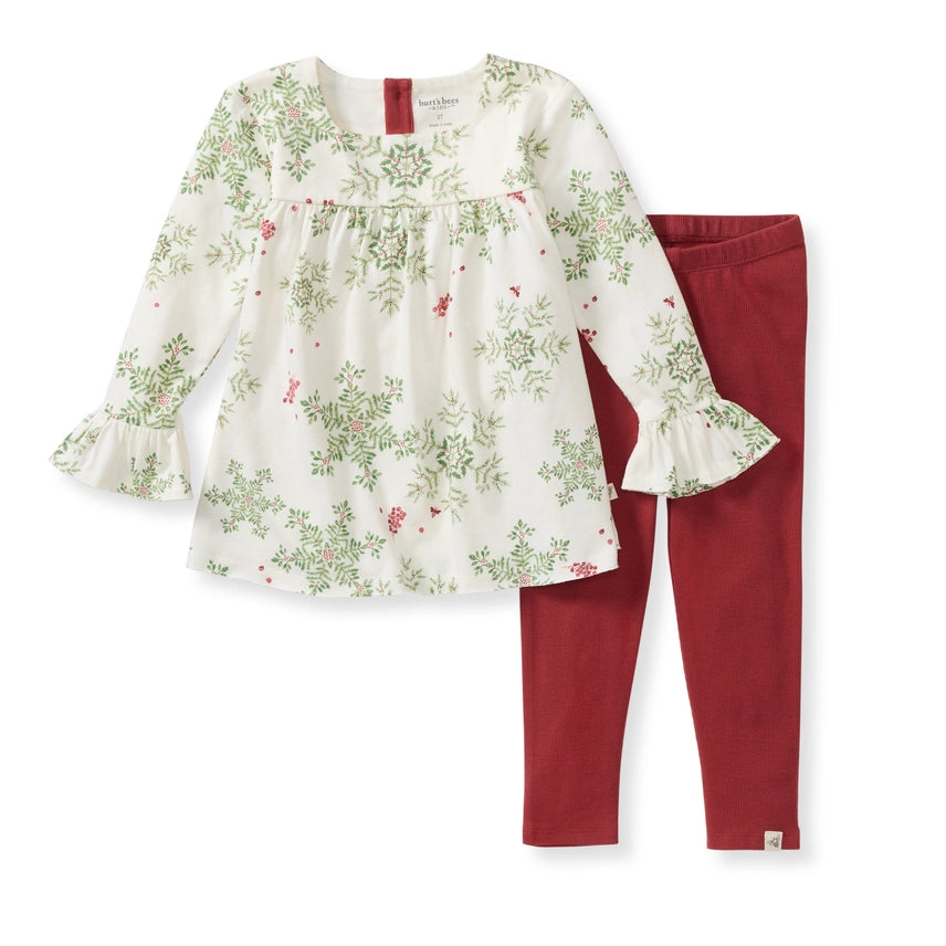 Holiday Snowflakes Tunic Set