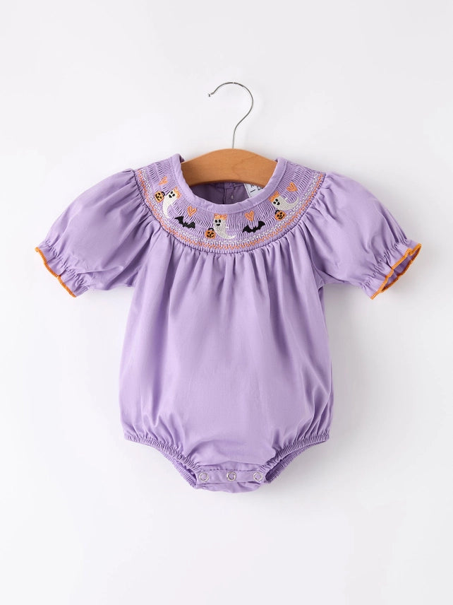 Purple Halloween Romper