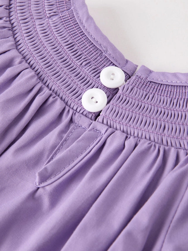 Purple Halloween Romper