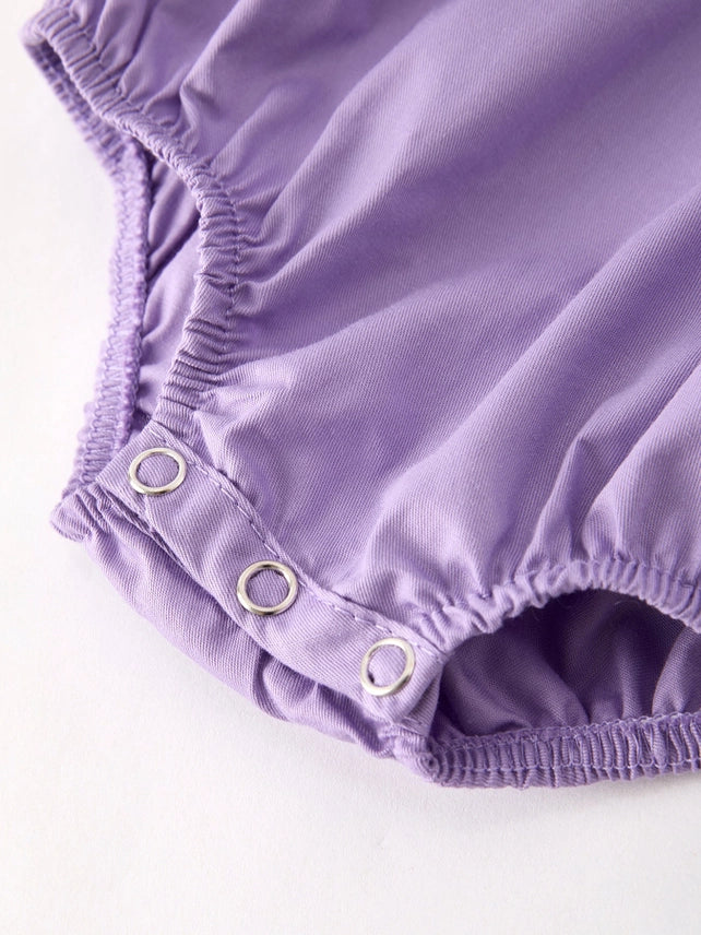 Purple Halloween Romper