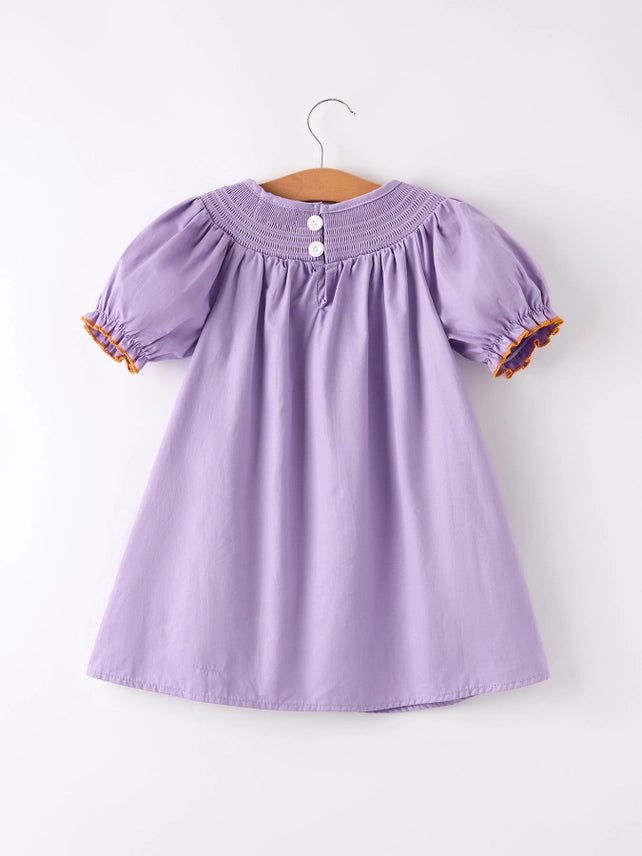 Purple Halloween Smock