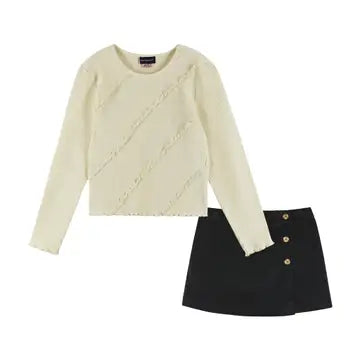 Andy & Evan Top and Cord Skirt
