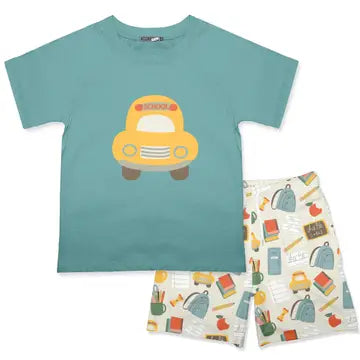 School Bus T & Shorts