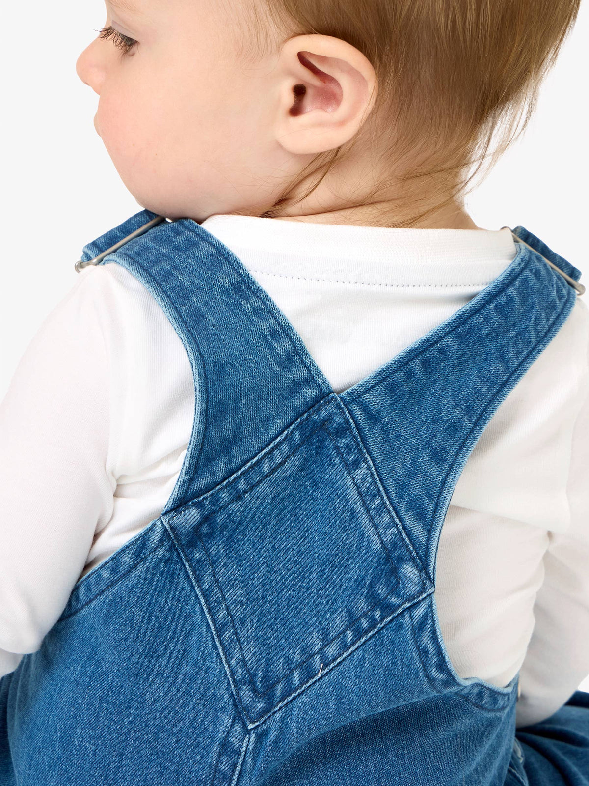 Stretch Denim Overalls