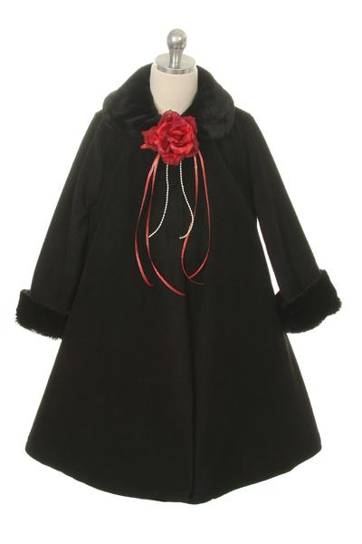 Fleece Dress Coat