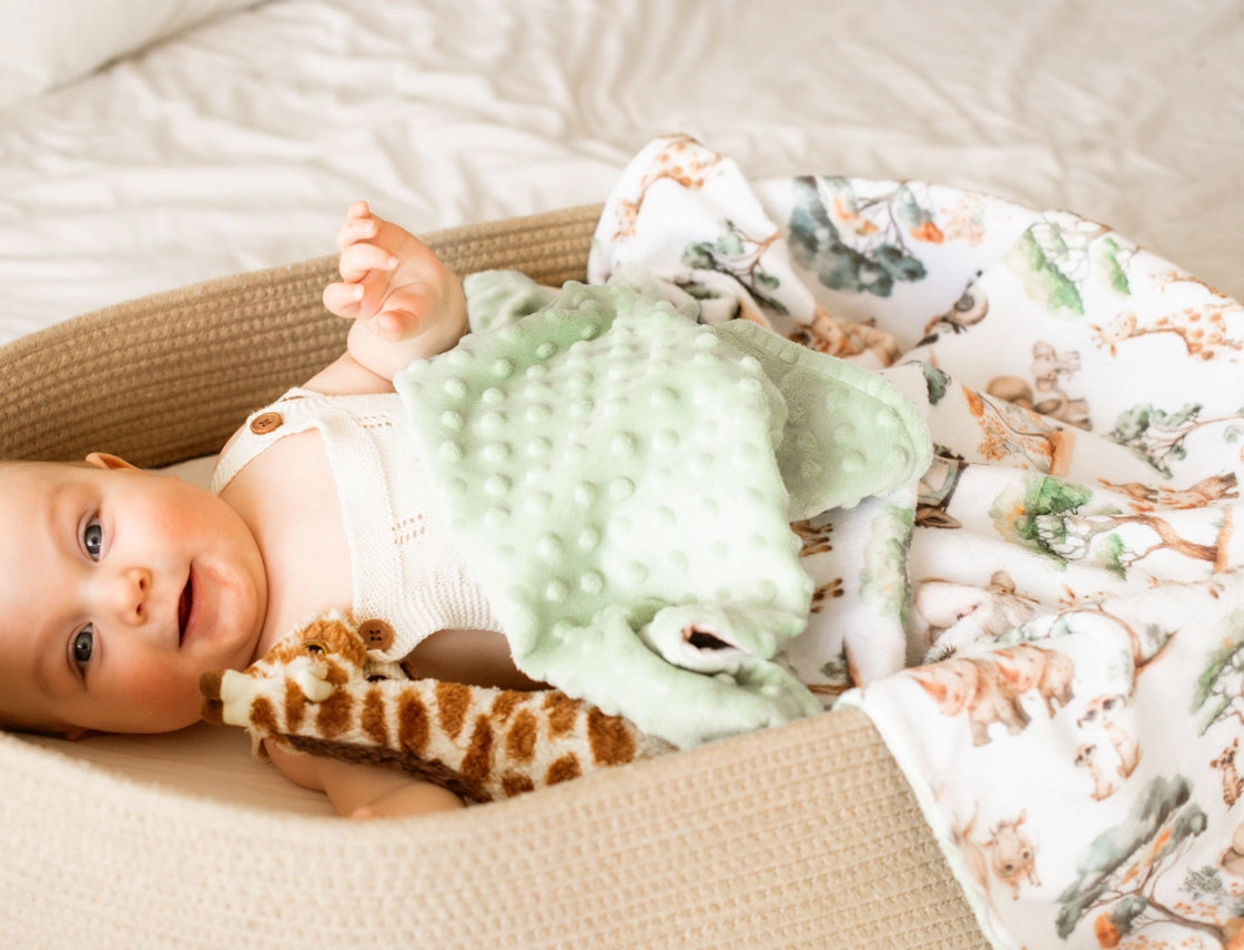 Minky Blanket -Safari Adventure