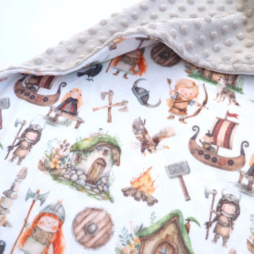 Minky Blanket -Vikings