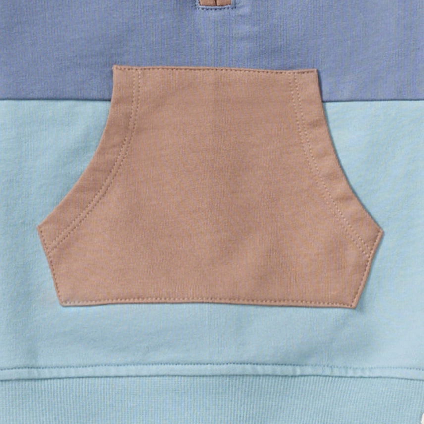 Color Blocked Sweatshirt Set