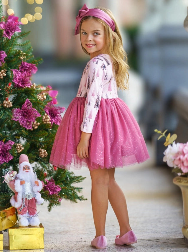 Blush Winter Tutu Dress