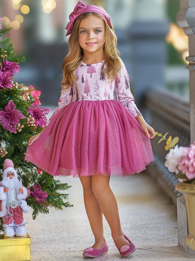 Blush Winter Tutu Dress