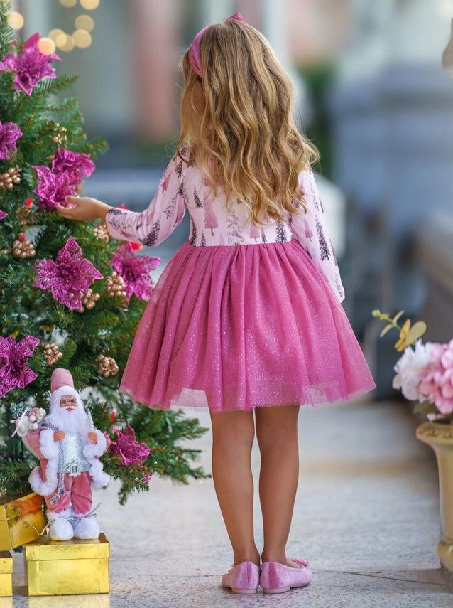 Blush Winter Tutu Dress