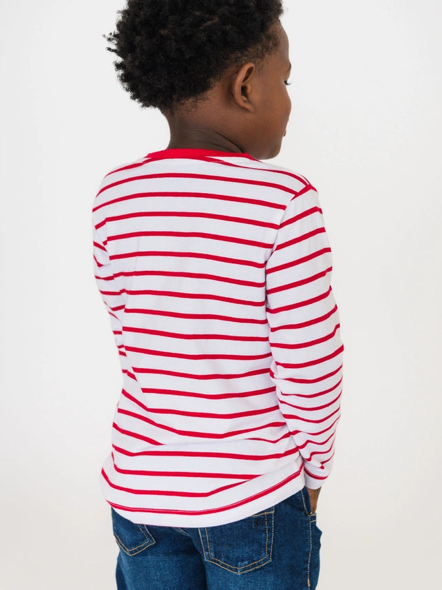 Christmas Tree Striped Henley