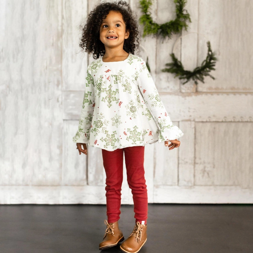 Holiday Snowflakes Tunic Set