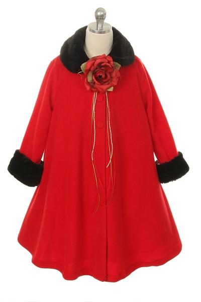 Fleece Dress Coat