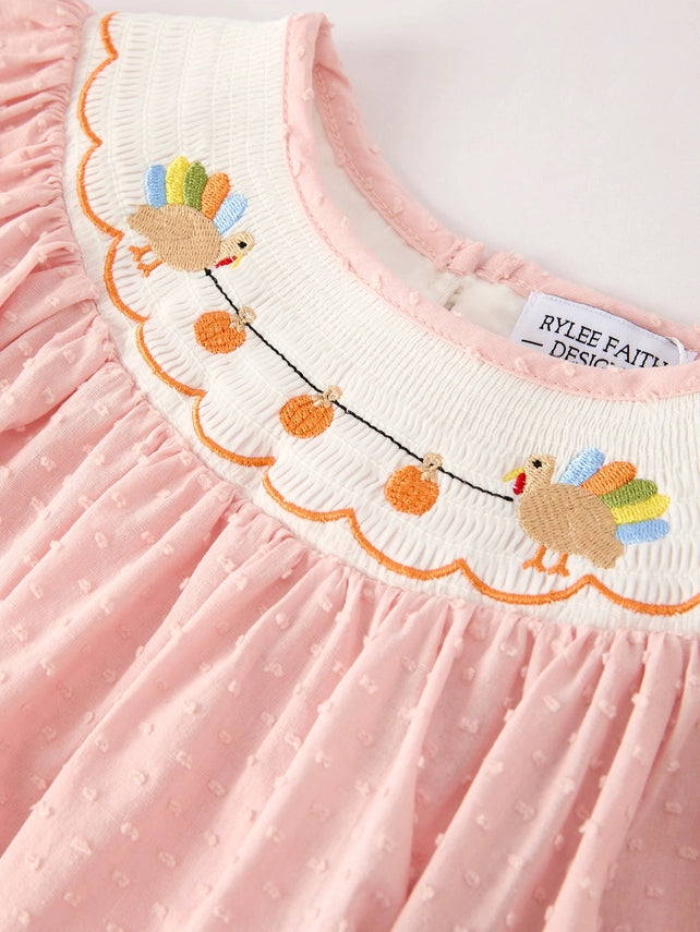 Pink Turkey Smock