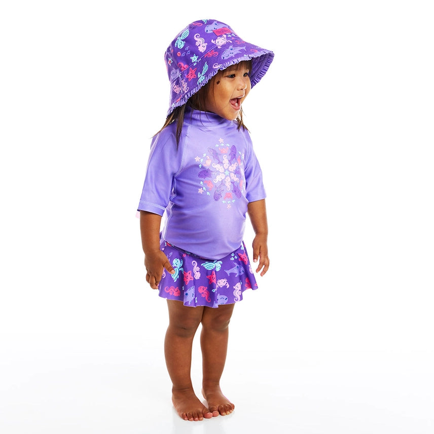 Girls 3PC Sun & Swim Set
