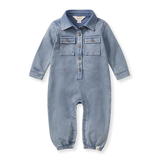 Acid Wash Jumpsuit
