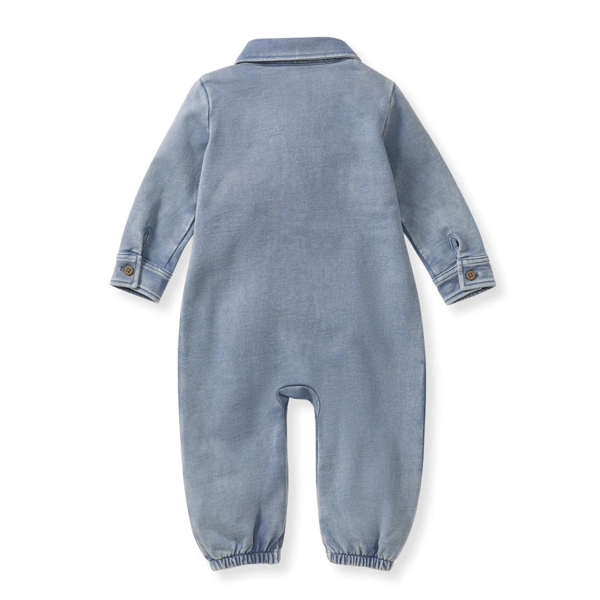 Acid Wash Jumpsuit