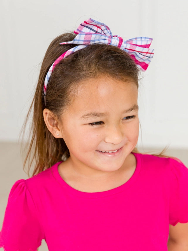 Adley Plaid Headband