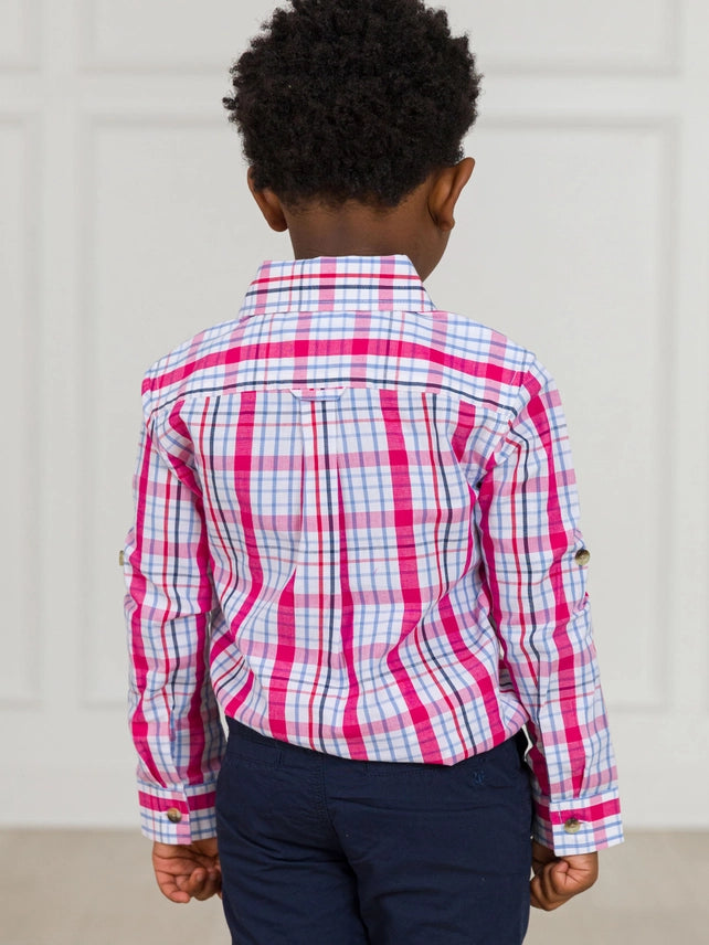 Adley Plaid Button Down