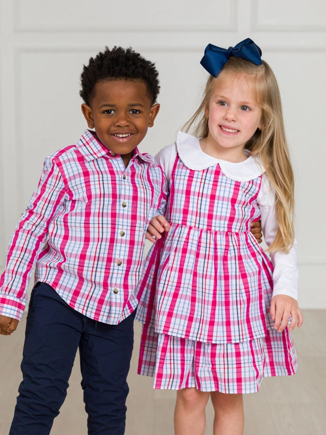Adley Plaid Jumper