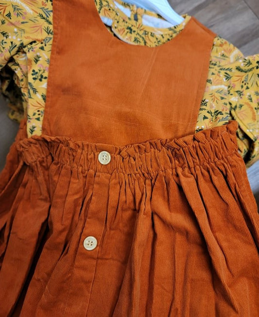 Rust Floral 2 Piece Set