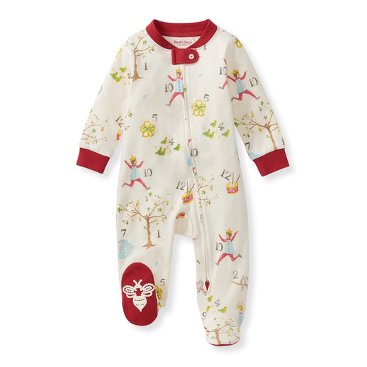 12 Days of Christmas PJ Onesie