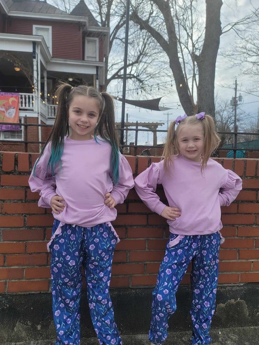 Lilac Sweatshirt & Joggers