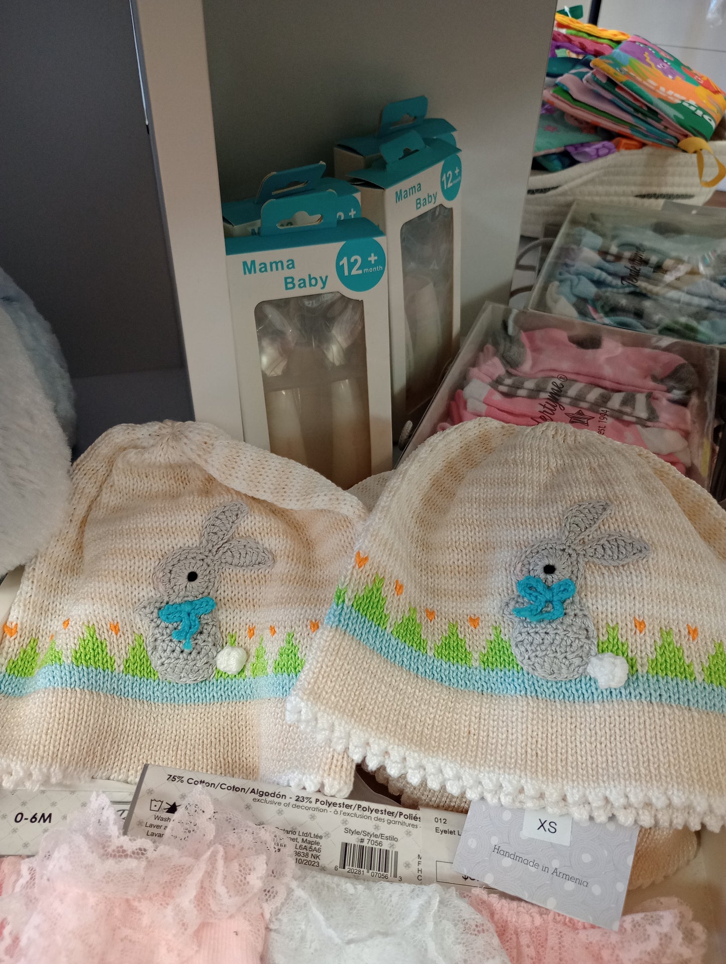 Easter Bunny knit hat