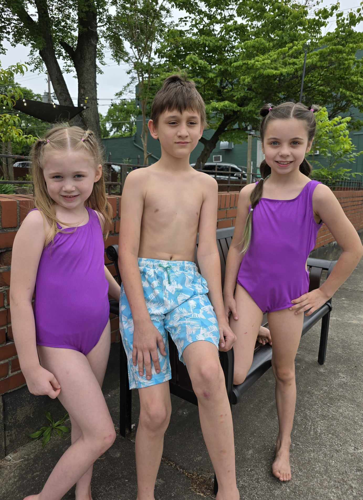 Tween Purple Rib Suit