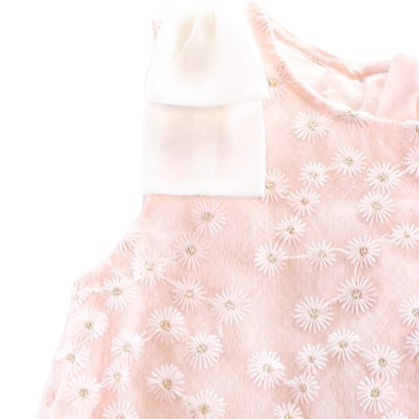 Floral Embroidered Sheer Dress Buggs Island Baby & Children's Clothing Floral Embroidered Sheer Dress Buggs Island Baby & Children's Clothing