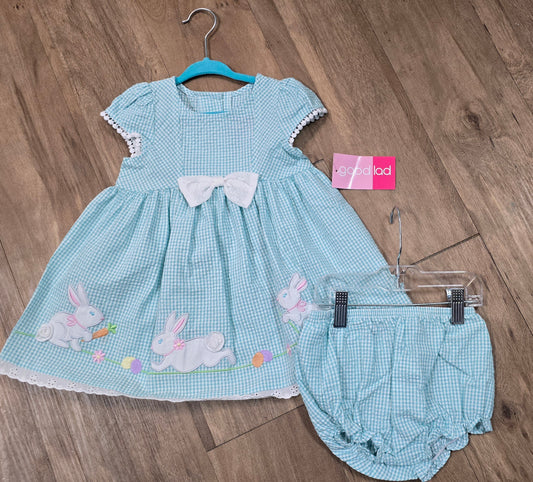 Turquoise Easter Dress Set