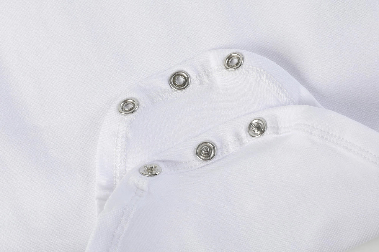 White Collared Romper