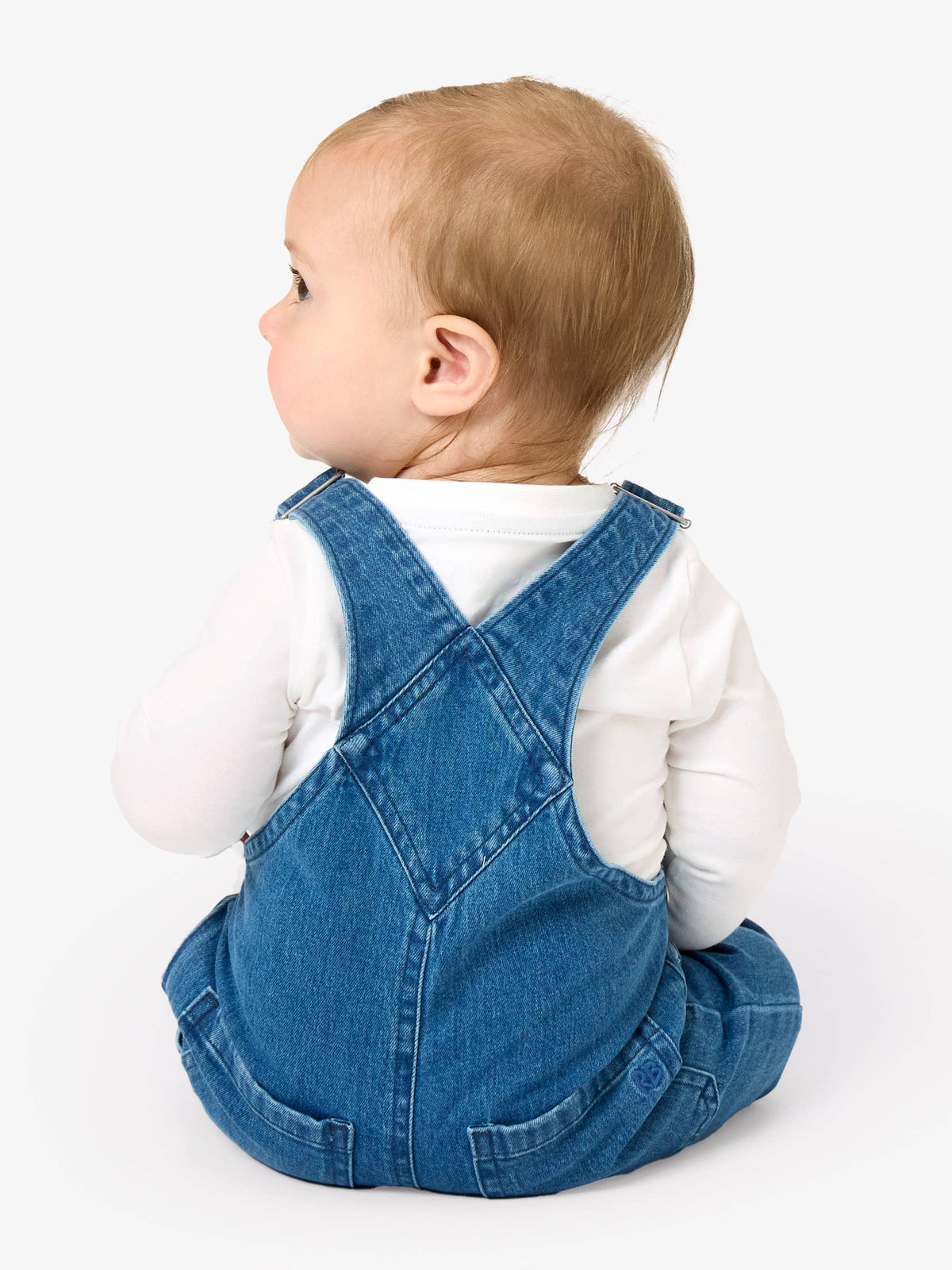 Stretch Denim Overalls