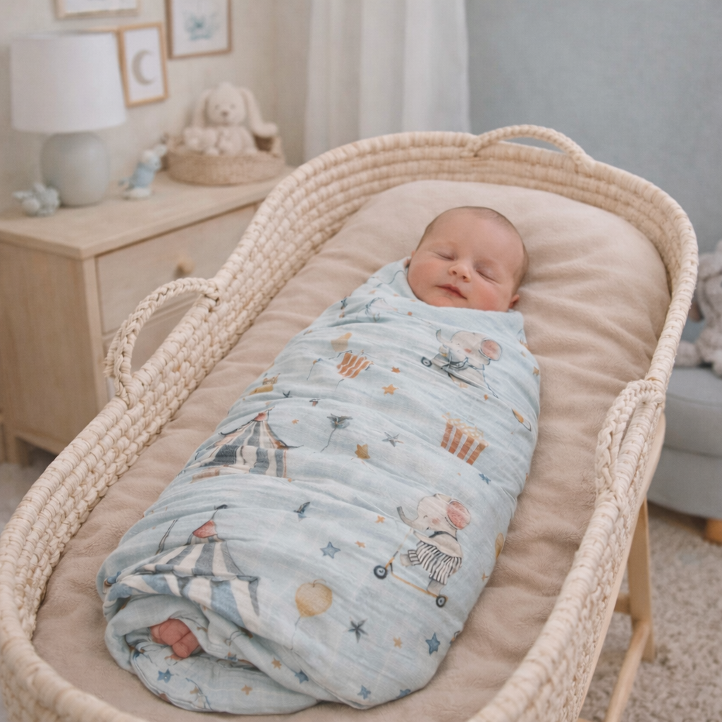 Bamboo Muslin Swaddle Blanket