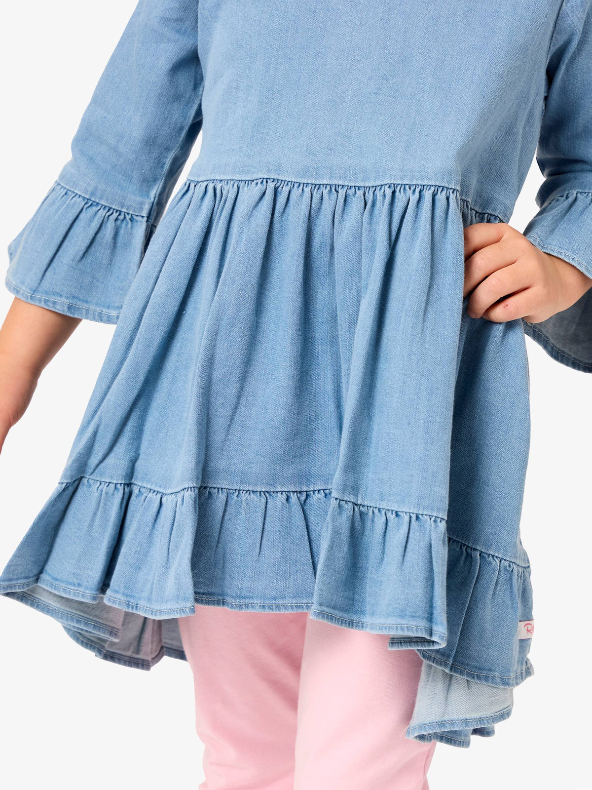 Denim High Low Tunic