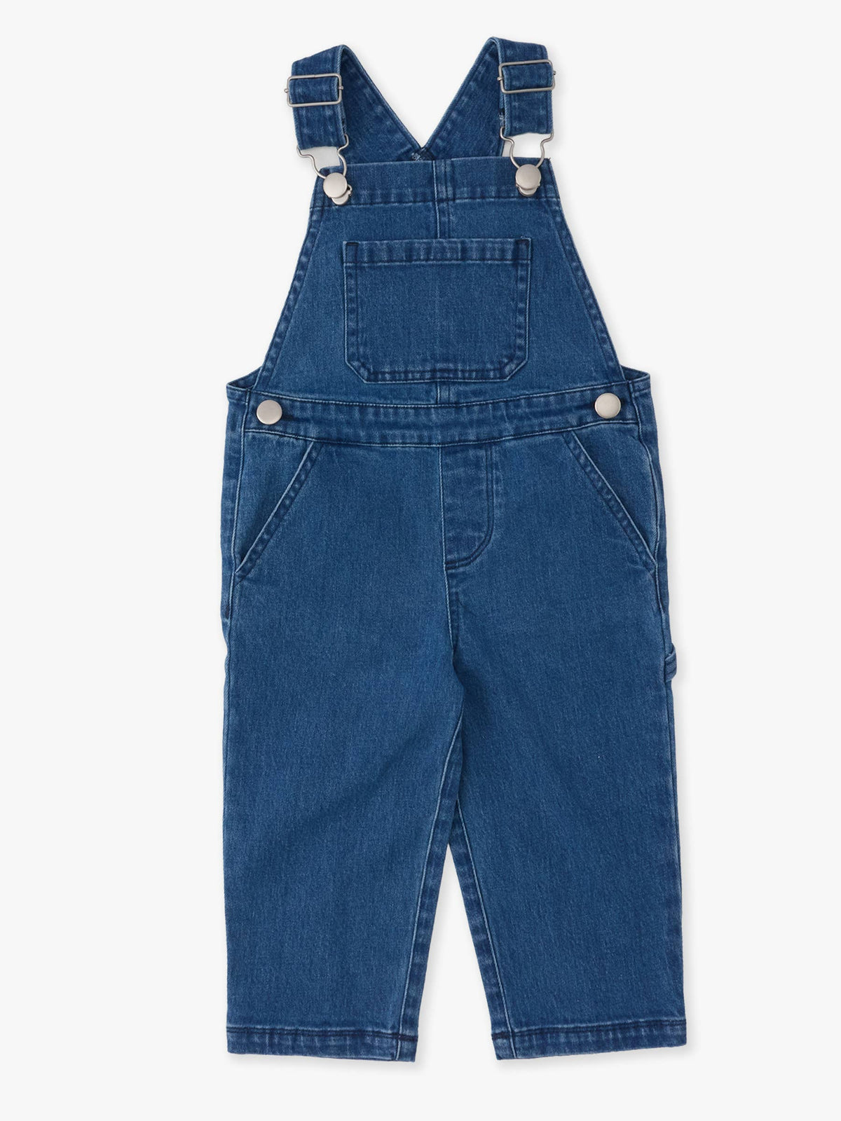 Stretch Denim Overalls
