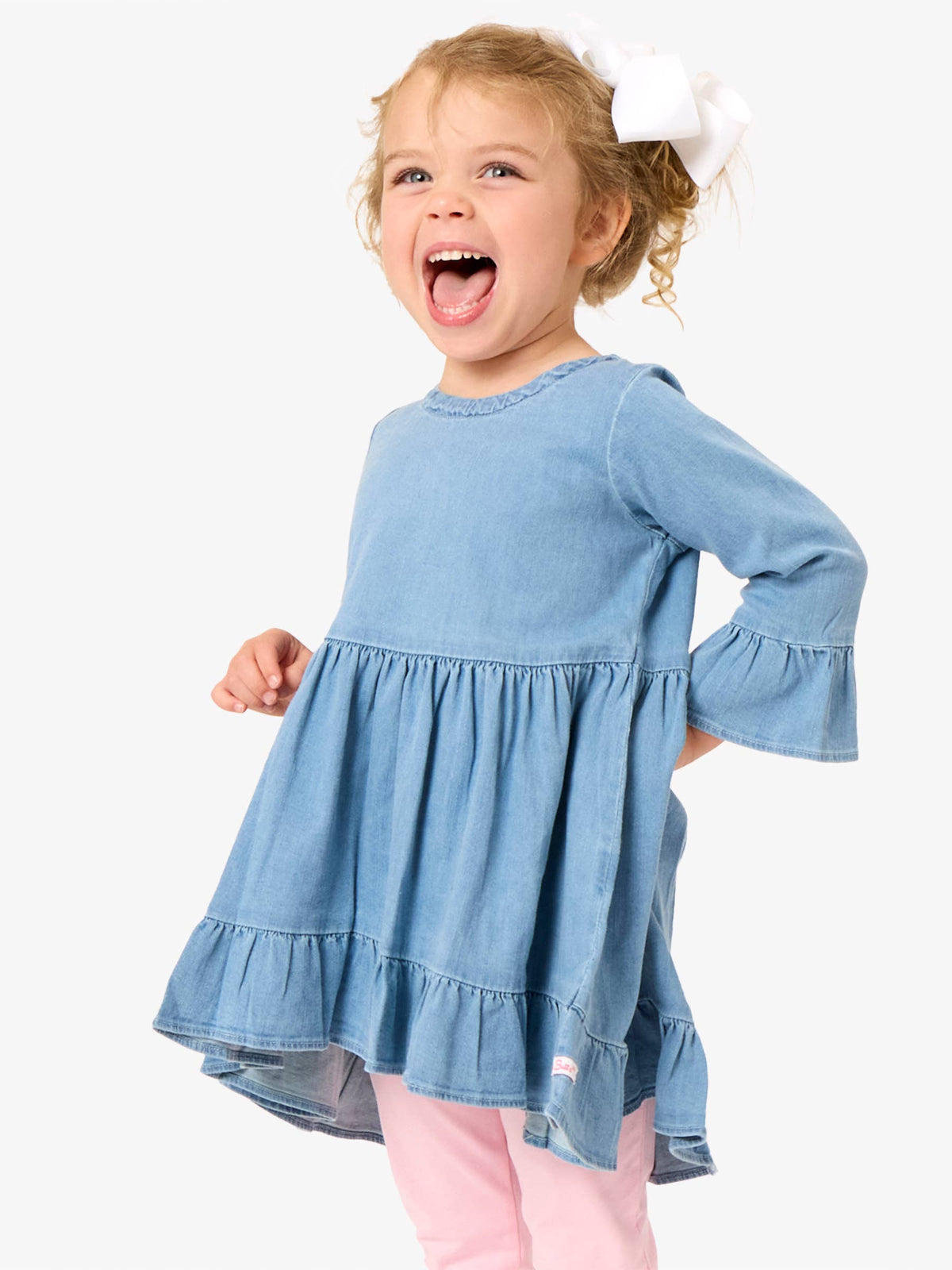 Denim High Low Tunic