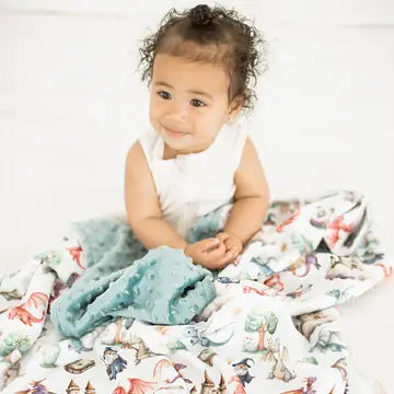 Minky Blanket -Dragon's Kingdom