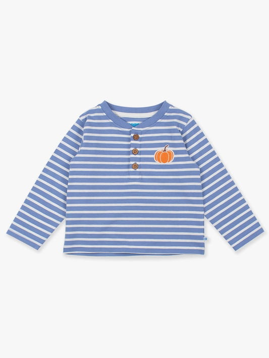 Blue Stripe Pumpkin Henley