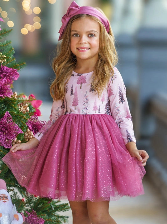 Blush Winter Tutu Dress