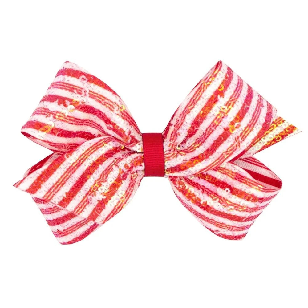 Candy Cane Bow