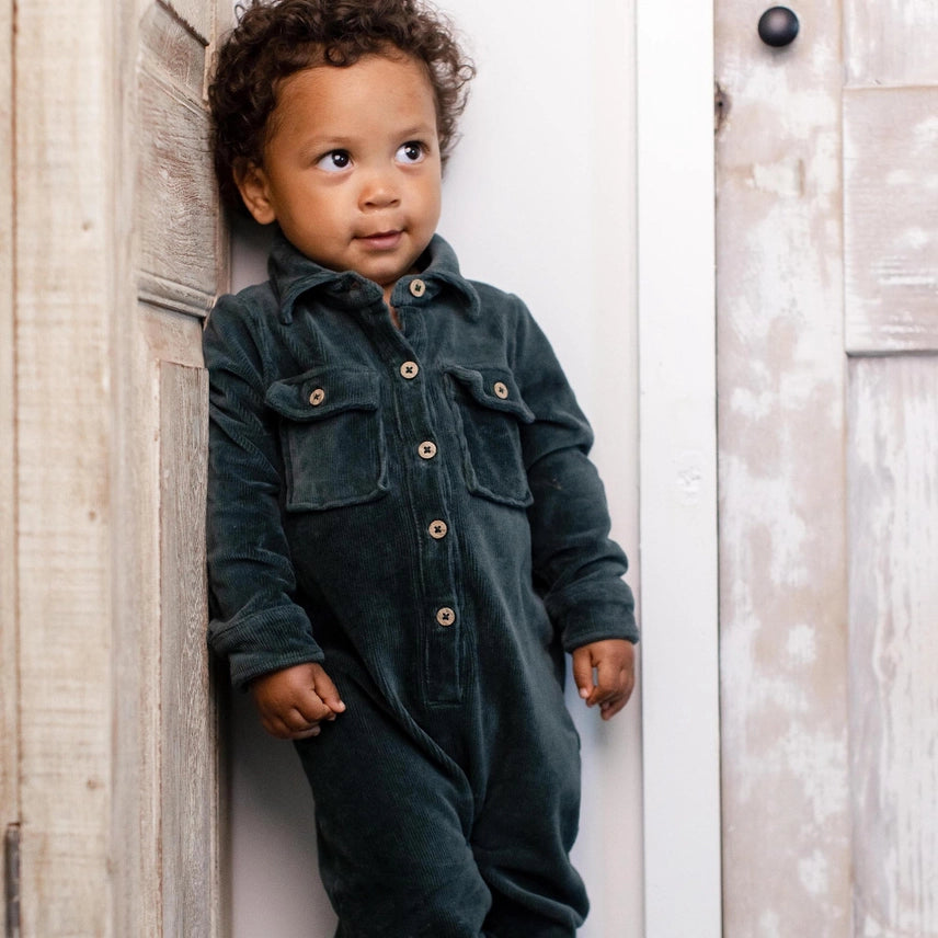 Knit Corduroy Jumpsuit