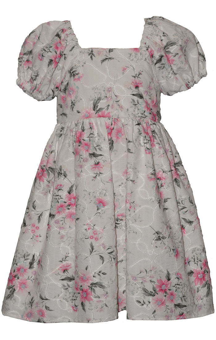 Floral Empire Peasant Dress