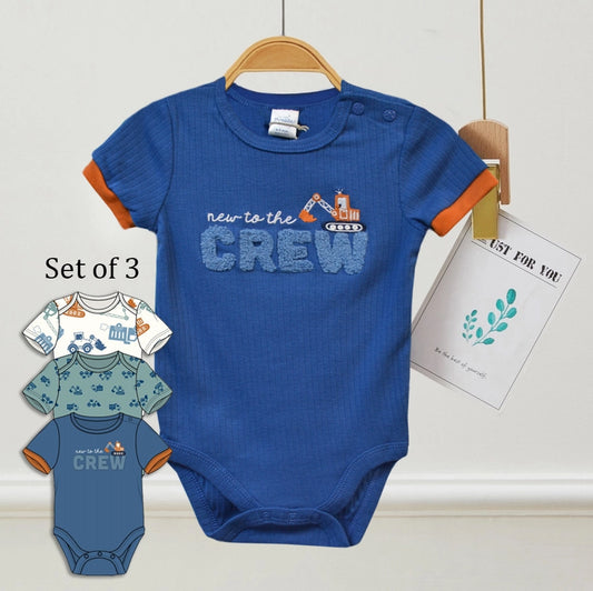 Excavators -Onesie 3 Pack